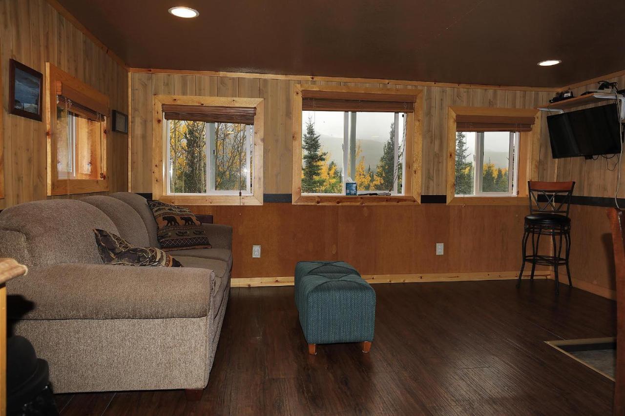 Denali Park View Family Log Cabin Exteriér fotografie