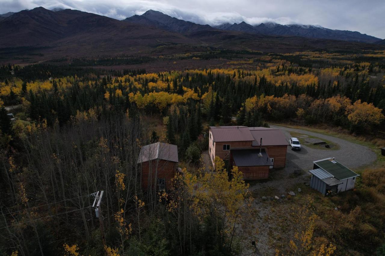 Denali Park View Family Log Cabin Exteriér fotografie